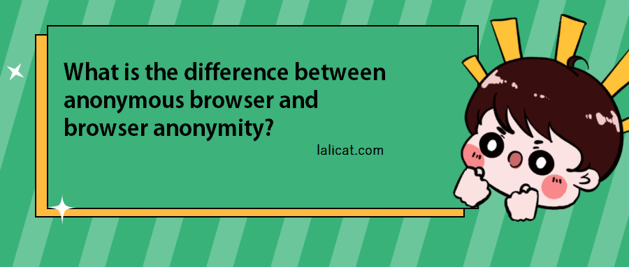 Was ist der Unterschied zwischen dem anonymen Browser und der Browser-Anonymität?